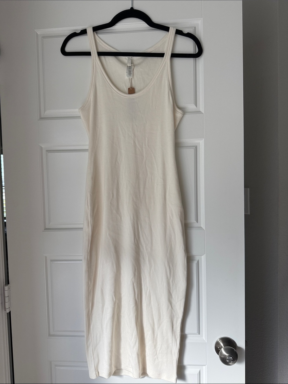 Skims Ribbed Tank Midi Dress Medium NWT